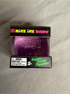 NeeDoh Nice Ice Baby Purple Super Solid Squish